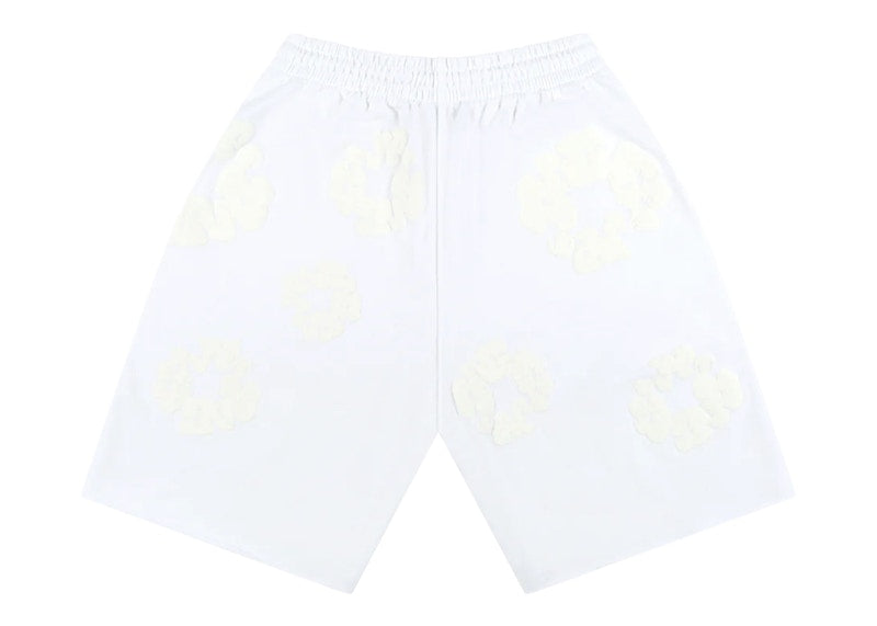 Denim Tears Mono Cotton Wreath Shorts White