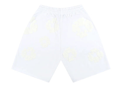 Denim Tears Mono Cotton Wreath Shorts White