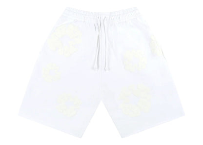 Denim Tears Mono Cotton Wreath Shorts White