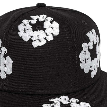 Denim Tears New Era Cotton Wreath 59/50 Cap Black