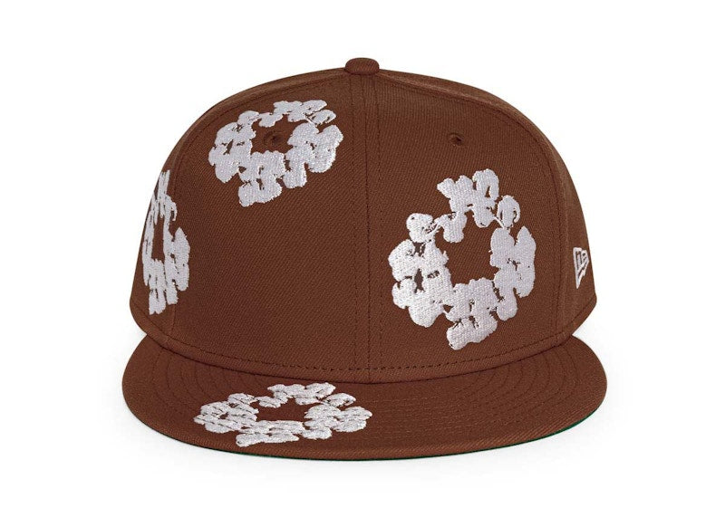 Denim Tears New Era Cotton Wreath 59/50 Cap Brown