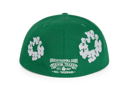 Denim Tears New Era Cotton Wreath 59/50 Cap Green