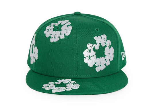 Denim Tears New Era Cotton Wreath 59/50 Cap Green