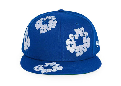 Denim Tears New Era Cotton Wreath 59/50 Cap Royal Blue