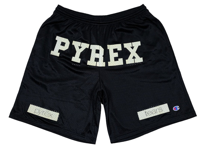 Denim Tears Pyrex Tears Shorts Schwarz 