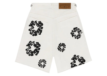 Denim Tears The Cotton Wreath Jean Short White