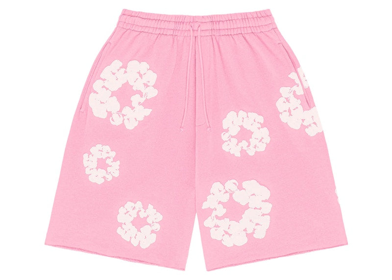 Denim Tears The Cotton Wreath Shorts Pink