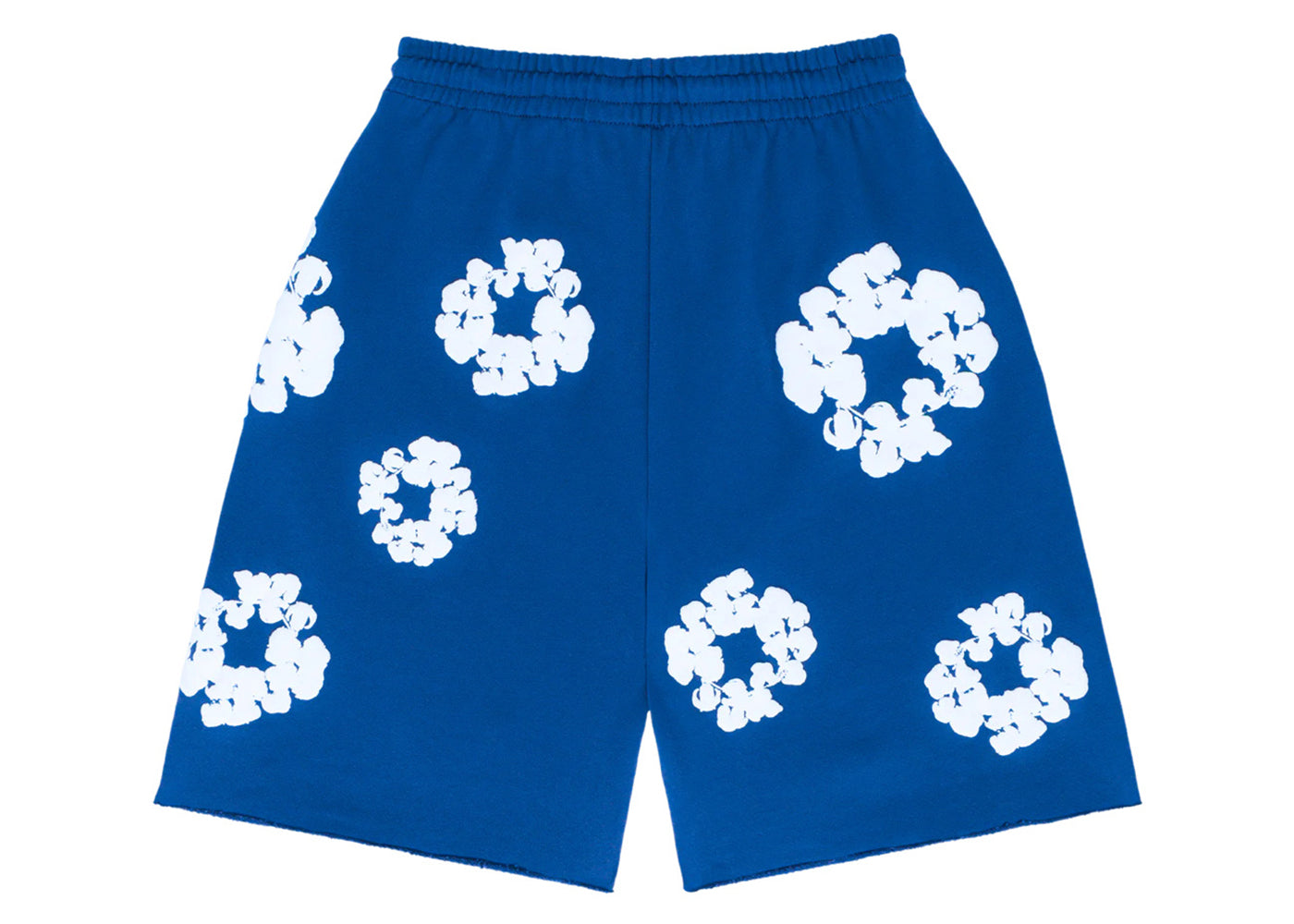 Denim Tears The Cotton Wreath Shorts Royal Blue