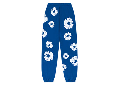 Denim Tears The Cotton Wreath Pantalon de survêtement Bleu Royal