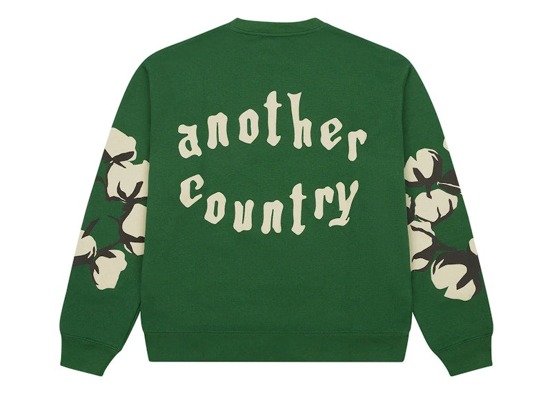 Denim Tears x CPFM Cactus Tears Crewneck Green