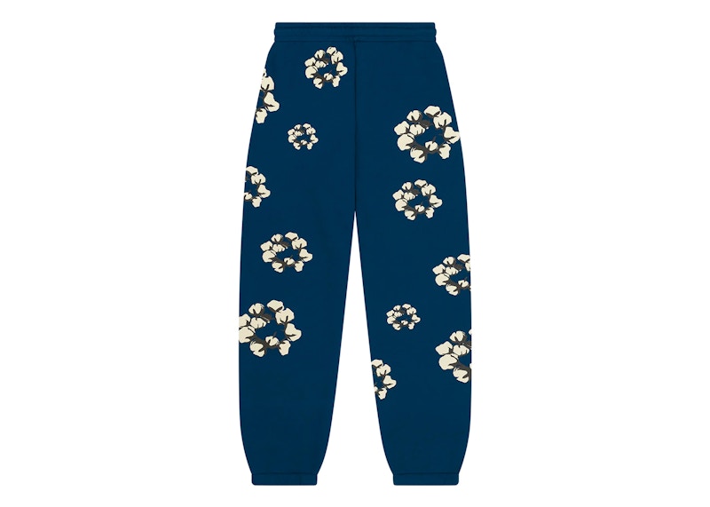 Denim Tears x CPFM Cactus Tears Wreath Sweatpants Navy