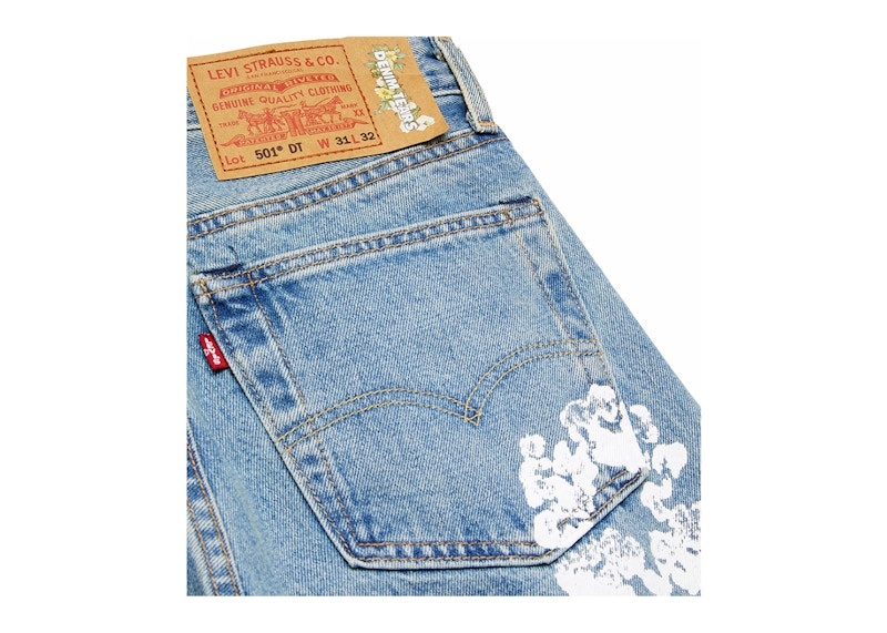 Denim Tears x Levi's Cotton Wreath Jean Light Wash