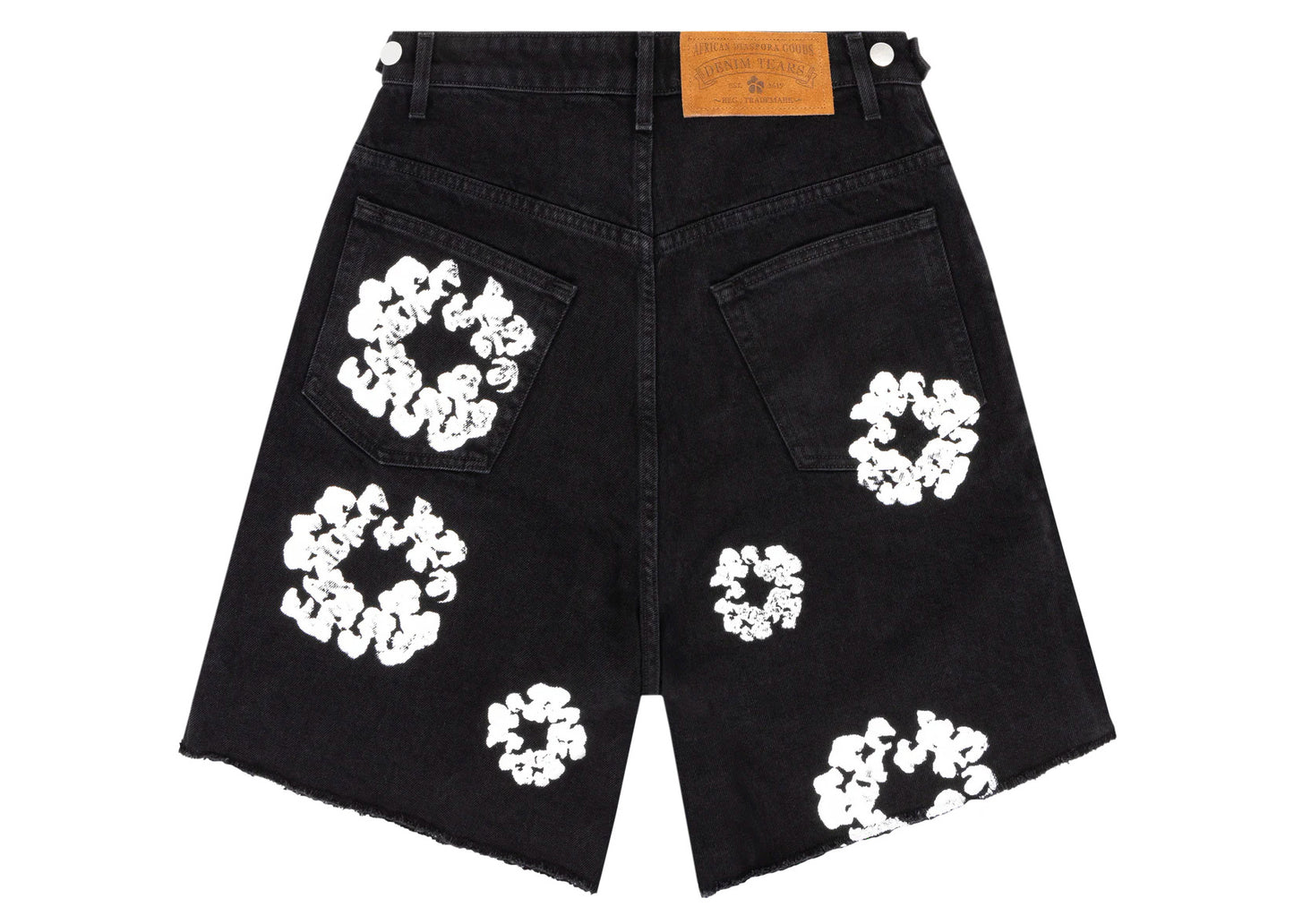 Denim Tears Cotton Wreath Jean Short Black