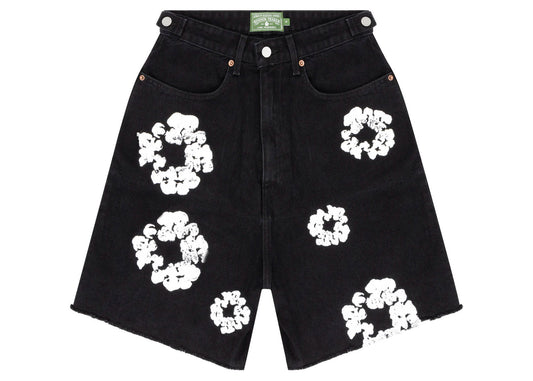 Denim Tears Cotton Wreath Jean Short Black