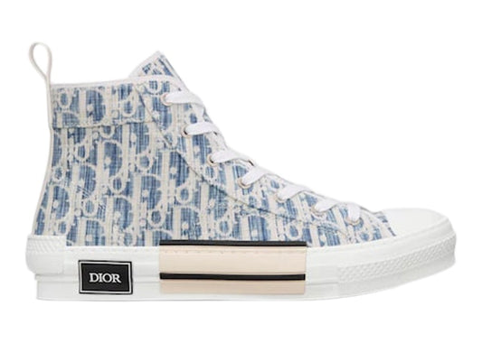 Dior B23 High Blue Oblique Kasuri Jacquard