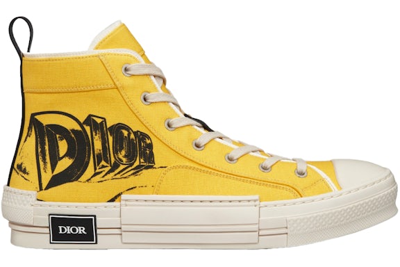 Dior B23 High Top AsteroDior Yellow
