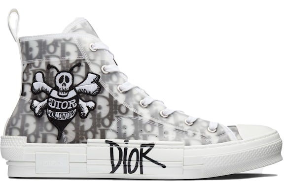 Dior And Shawn B23 High Top Bee Embroidery