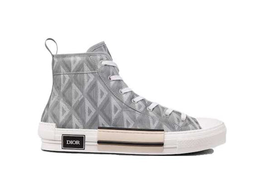 Dior B23 High Top Gris CD Diamant 