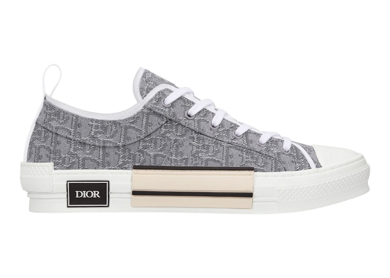 Dior B23 Low Top Ruthenium Metallic Thread Dior Oblique Jacquard