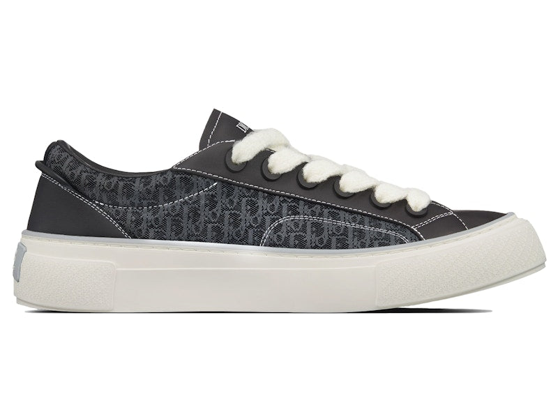 Dior B33 Sneaker Black Smooth Calfskin Oblique Jacquard