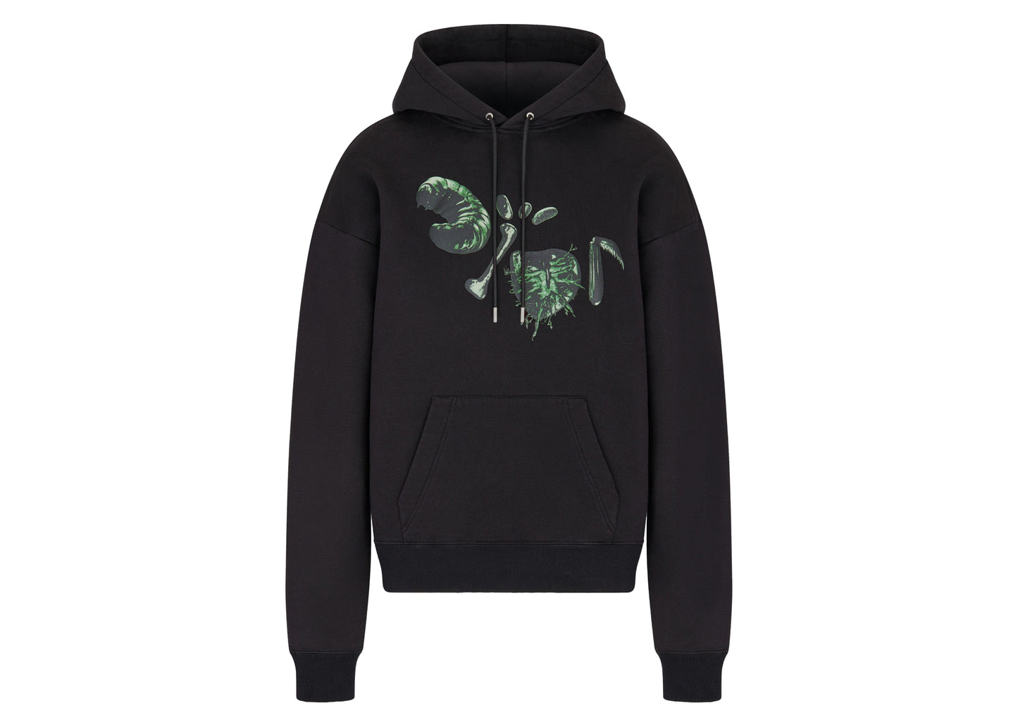 Dior x CACTUS JACK Oversized Hooded Sweatshirt Black