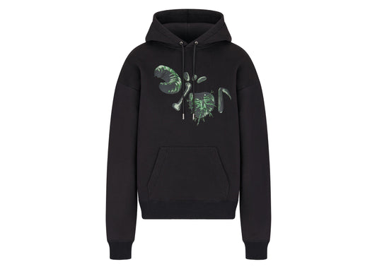 Dior x CACTUS JACK Oversized Hooded Sweatshirt Black 