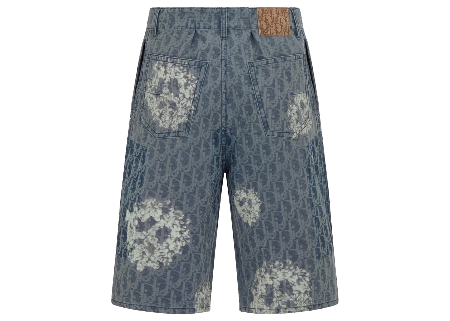 Dior x Denim Tears Cotton Denim Bermuda Shorts Blue