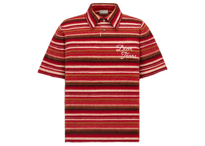 Dior x Denim Tears Polo Mohair Knit Shirt Brown/Red