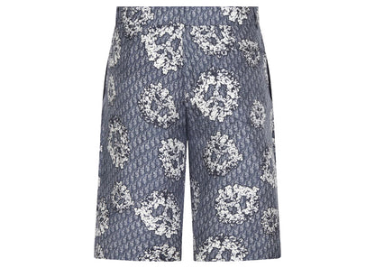 Dior x Denim Tears Silk Twill Shorts Blue