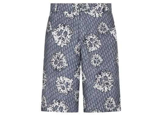 Dior x Denim Tears Silk Twill Shorts Blue 