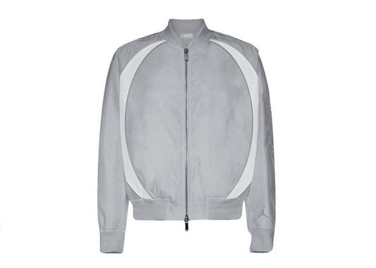 Blouson aviateur Dior x Jordan Gris