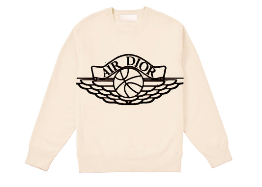 Pull Dior x Jordan Wings Naturel