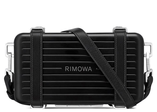 Dior x RIMOWA Personal Clutch On Strap Aluminium Black