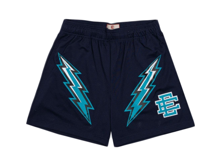 Eric Emanuel EE Basic Lightning Bolt Short Navy/Black/Teal 