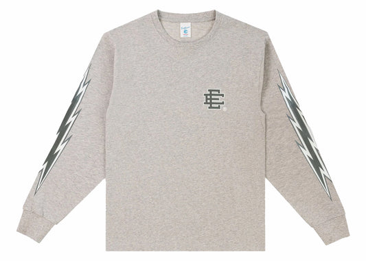 Eric Emanuel EE Long Sleeve T-Shirt Gray/EE Bolts 