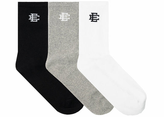 Chaussettes Eric Emanuel EE (Lot de 3) Noir/Gris/Blanc