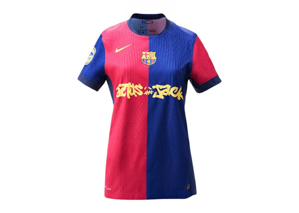 FC Barcelona x Travis Scott Women's Limited Edition 2024/25 Jersey Blue/Scarlet