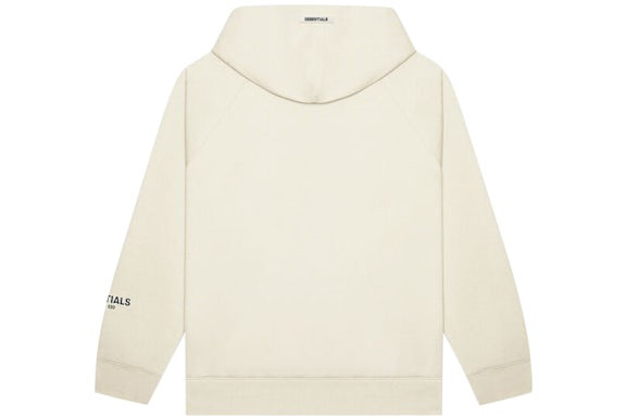 Fear of God Essentials Pullover Hoodie Applique Logo Buttercream