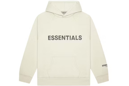 Fear of God Essentials Pullover Hoodie Applique Logo Buttercream