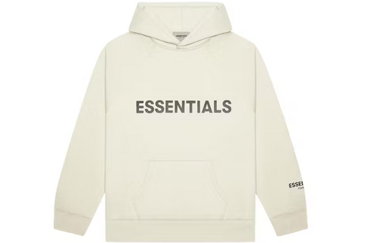 Fear of God Essentials Pull à capuche avec logo appliqué Crème au beurre