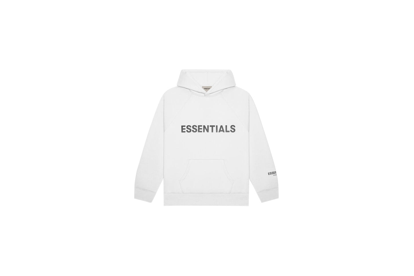 Fear of God Essentials Sweat à capuche avec logo appliqué Blanc