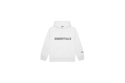 Fear of God Essentials Pullover Hoodie Applique Logo White