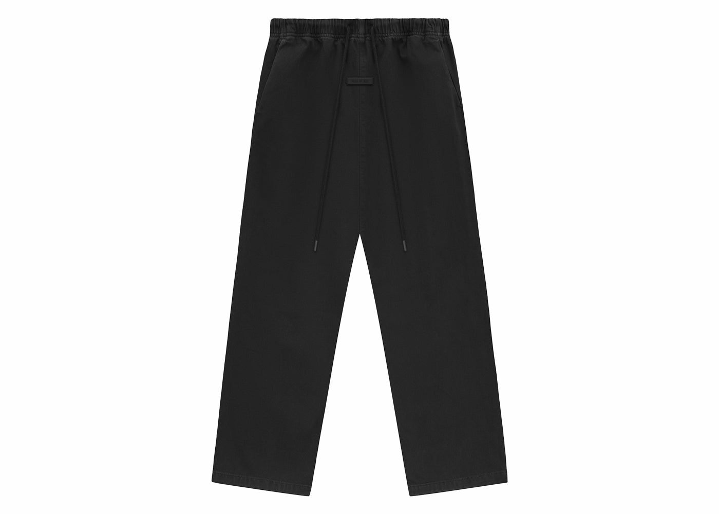 Fear of God Essentials Pantalon de détente en denim surteint en denim noir 