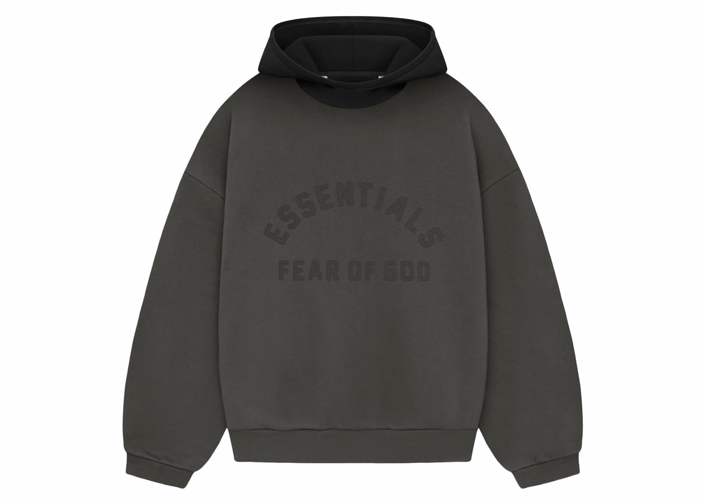 Fear of God Essentials Nylon Fleece Hoodie Ink/Jet Black