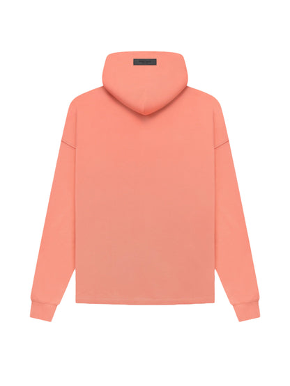 Fear of God Essentials Sweat à capuche décontracté Corail