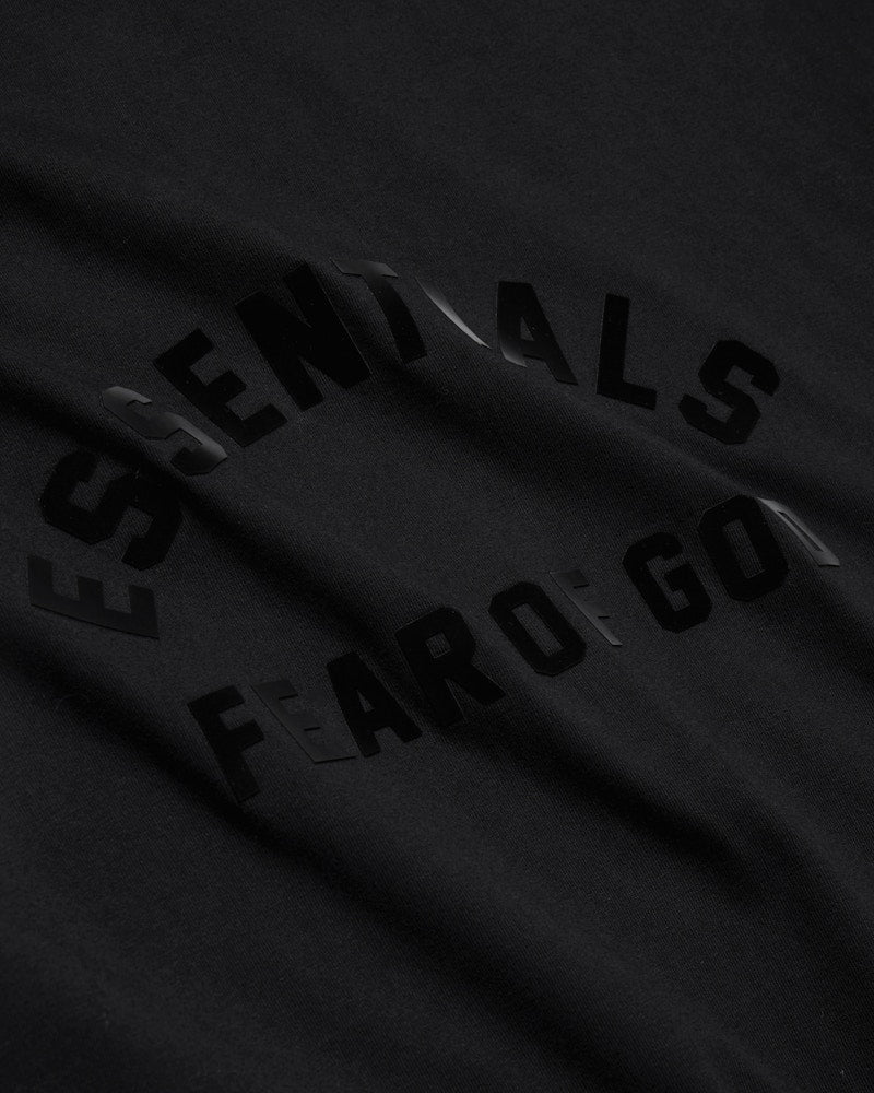 Fear of God Essentials Arch Logo Tee Jet Black
