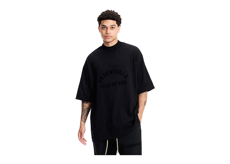 Fear of God Essentials Arch Logo Tee Jet Black