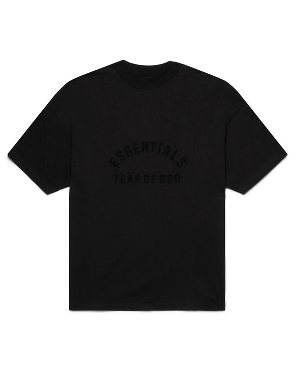 Fear of God Essentials Arch Logo Tee Jet Black