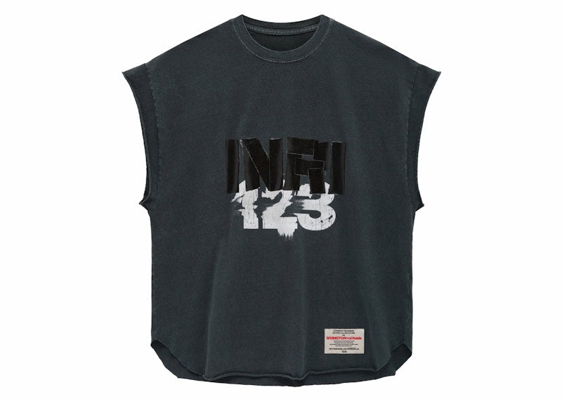 Fear of God x RRR123 INRI Cut Off Tee Vintage Black