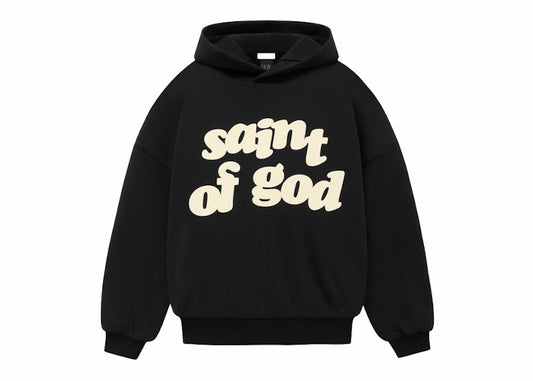 Fear of God x Saint Mxxxxxx Saint of God Hoodie Black